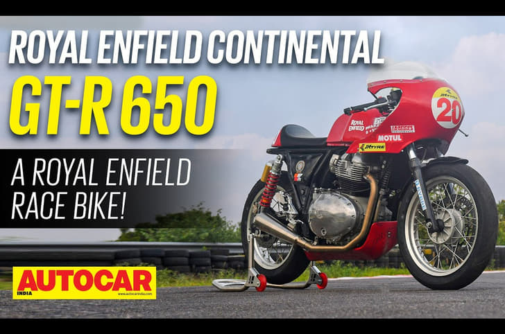 Royal Enfield Continental GT-R 650 video review.